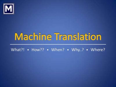 Lịch sử của Machine Translation
