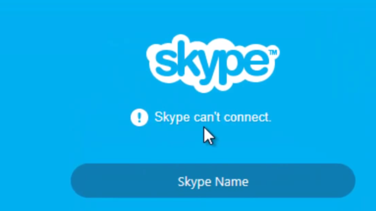 Khắc phục lỗi Skype không thể đăng nhập: Skype can’t connect